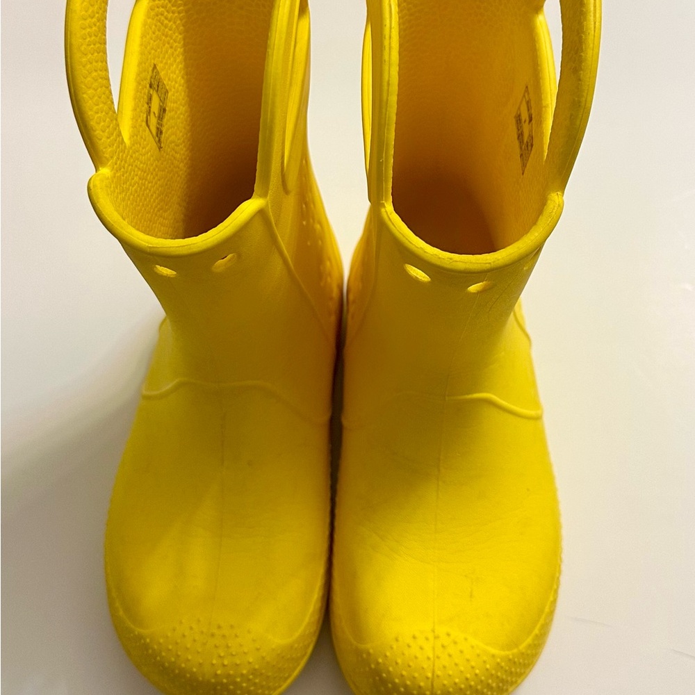 Kids Yellow Rain Boots